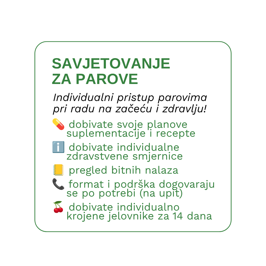Savjetovanje za parove (rad 1:1)